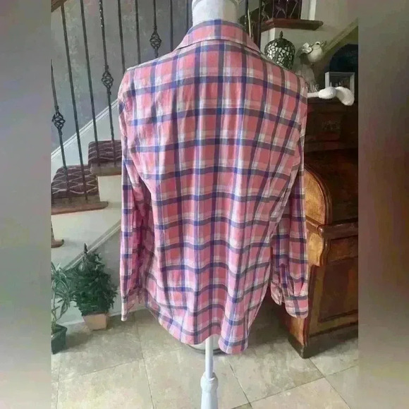 Talbots ladies blouse excellent condition. Large. 100% cotton. Long sleeve - Picture 5 of 9